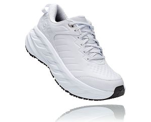 Hoka One One Bondi Sr Mens Orthopedic Shoes White/White | AU-5297803
